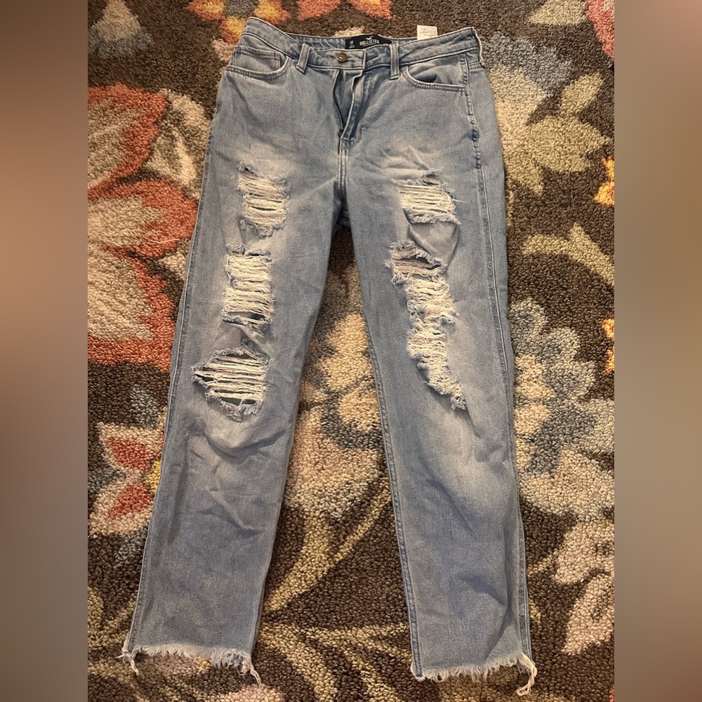 Hollister ripped jeans